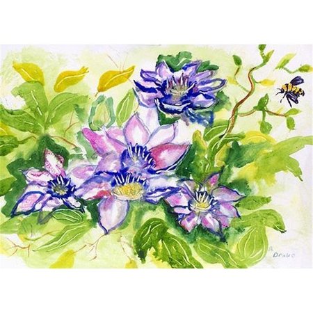 BETSY DRAKE Betsy Drake PM284 Clematis Place Mat - Set of 4 PM284